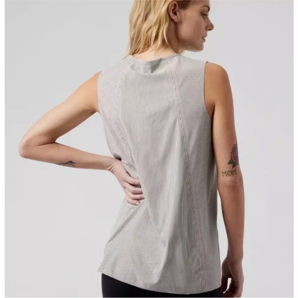 Athleta Zephyr Refined Striped Tank - Picture 2 of 7